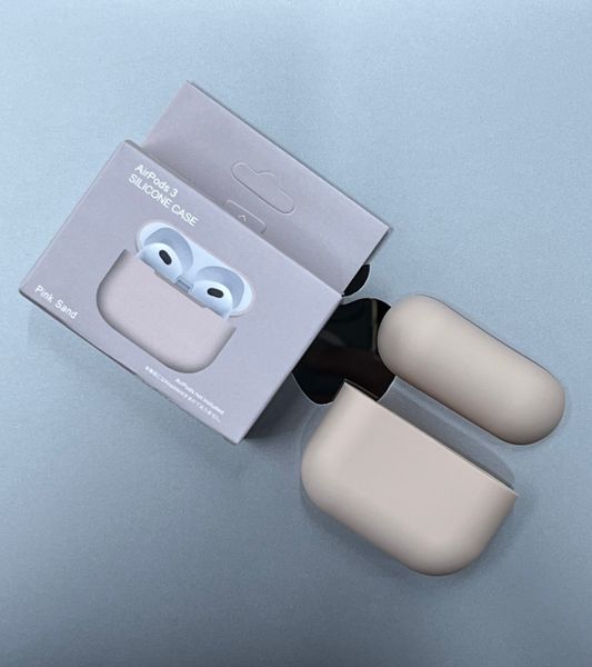 Чехол Silicone Case для AirPods 3 (Pink Sand) 202331-14 фото