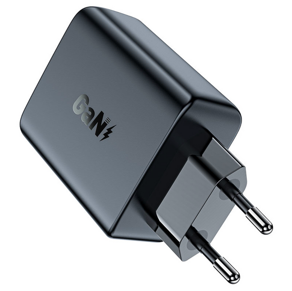 Сетевое зарядное устройство Acefast GaN A29 Dual USB-C PD 50W (Black) 00217 фото