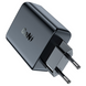 Сетевое зарядное устройство Acefast GaN A29 Dual USB-C PD 50W (Black) 00217 фото 3