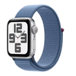 Apple Watch SE 2 40mm GPS Silver Aluminum Case with Winter Blue Sport Loop (MRE33)
