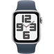 Apple Watch SE 2 2023 40mm GPS Silver Aluminum Case with Storm Blue Sport Band - M/L (MRE23) se2023Si-1 фото 3